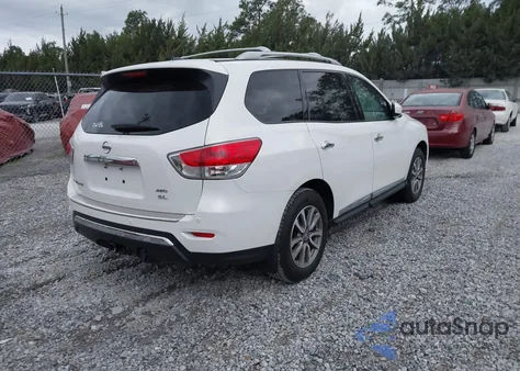 2014 Nissan Pathfinder Sl z USA, uszkodzony, nr VIN 5N1AR2MM8EC605758